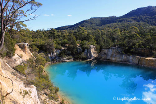 The Blue Lake near Gladstone Tasmania
